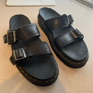 Dr. Martens Myles Brando Black Sandals
